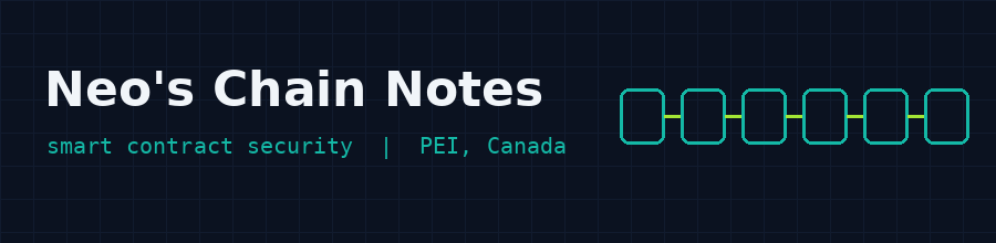 Neo's Chain Notes banner